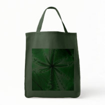 Forest Leafy Plant Fractal Bag