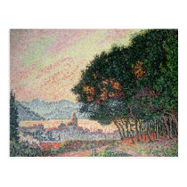 Forest near St. Tropez, 1902 postcards