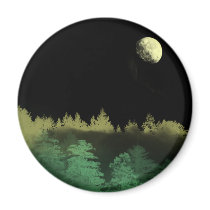 Forest Nights Fridge Magnets
