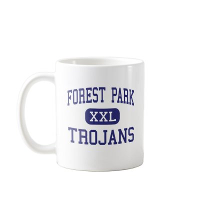 Forest Park - TROJANS - High - Beaumont Texas Coffee Mugs by customteamsportswear