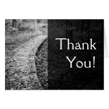 Forest Path Thank You Cards