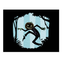 Forest Punkin Man Post Cards