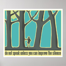 Forest Silence Posters