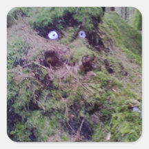Forest Troll Square Stickers
