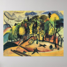 Forest Walk by August Macke Print
