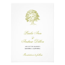 Forest Wedding Invite