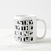 Forestry Survive Coffee Mug