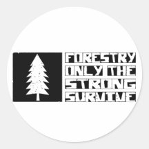 Forestry Survive Stickers