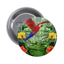 Forêt tropicale tropicale badge