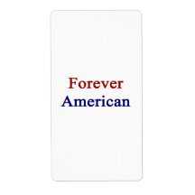 Forever American Shipping Label