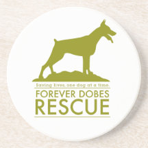 Forever Dobes Coaster