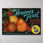 forever first pears poster posters