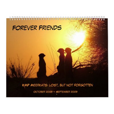 Forever Friends - Meerkat Calendar by fkmp_store