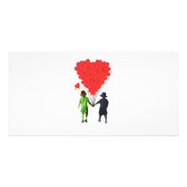 Forever friends on any colour photo card template