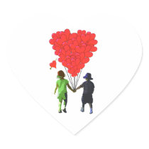 Forever friends on any colour sticker