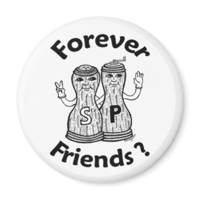 Forever Friends round magnet by IArtist40