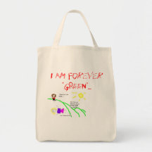 Forever Green Canvas Bags