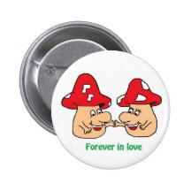 Forever in love Button