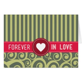 forever in love valentine card by Graphita