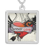 Forever Love Necklaces Gothic Grunge