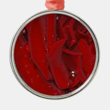 Forever Love Rose Christmas Tree Ornaments