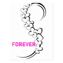 Forever of love postcard