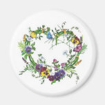 Forever Pansies Refrigerator Magnets