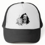 forever skeleton on hold tech support trucker hats