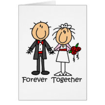 Forever Together T-shirts and Gifts Greeting Card