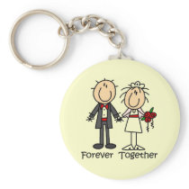 Forever Together T-shirts and Gifts Key Chain