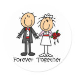 Forever Together T-shirts and Gifts stickers
