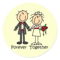 Forever Together T-shirts and Gifts Stickers
