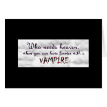 Forever with a Vampire Card
