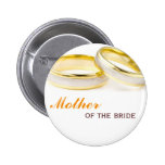 Forever yours two rings wedding name tag badge pin