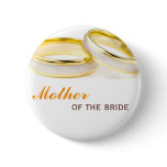 Forever yours two rings wedding name tag badge pin