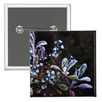Forget Me Not blue flower buttons