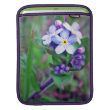 Forget Me Not Flowers Sleeve For iPads