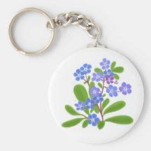 Forget Me Nots Keychain