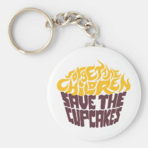 Forget the Children - Gold+Chocolate Key Chains