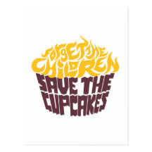 Forget the Children - Gold+Chocolate Post Cards