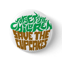 Forget the Children - Green+Chocolate Button