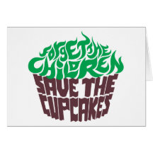 Forget the Children - Green+Dark Chocolate Card