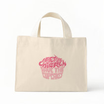 Forget the Children - Magenta+Pink Tote Bags