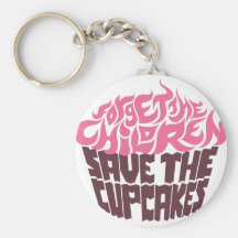Forget the Children - Pink+Dark Chocolate Key Chain