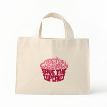 Forget the Children - Pink+Maroon Canvas Bag