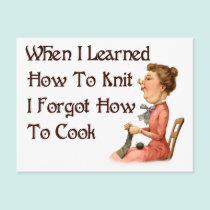 Forgetful Knitter postcards