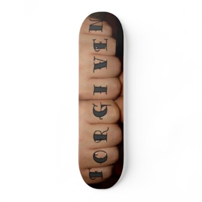 Forgiven Board Skate Board Decks by REPENTCLOTHINGCO