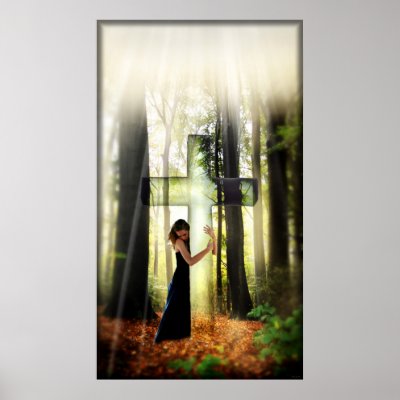 Forgiven (Contemporary Christian Art Poster) by StacyLeeArt
