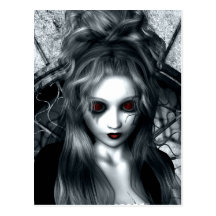 Forgotten Tempest Gothic Postcard