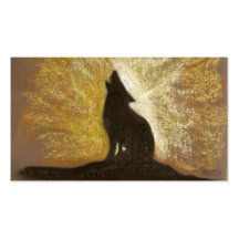forgotton song of a wolf business card